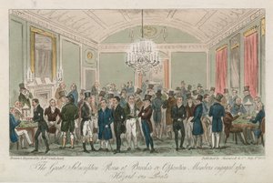 A grande sala de assinatura do Brooks na Oposição de Carl Georg Adolph Hasenpflug