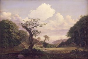 Paisagem com vista para Sjælsø perto de Hørsholm de Carl Georg Scheuermann