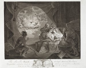 The Tea-Tax Tempest, ou the Anglo-American Revolution de Carl Gottlieb (attr.to) Guttenberg
