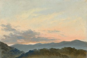 Alemão: Estudo de nuvens de Carl Gustav Carus