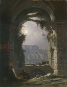 O Coliseu à noite, início da década de 1830