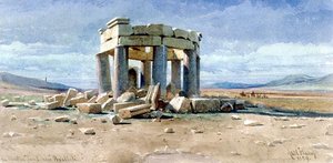 Uma Tumba Muçulmana perto de Baalbek de Carl Haag