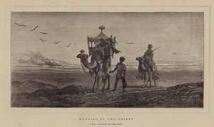Manhã no deserto de Carl Haag