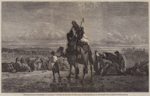 Preparando-se para um acampamento em Palmyra de Carl Haag