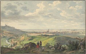 A cidade de Arnberg no Oberpfalz de Carl Heinzmann