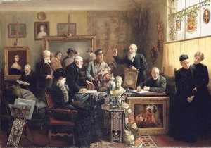 O leilão imobiliário, 1903 de Carl Johann Spielter