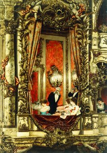 Franz Josef na ópera, 1883 de Carl Kahler
