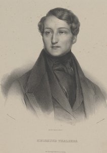 Retrato do pianista e compositor Sigismund Thalberg 1812-1871, c. 1850