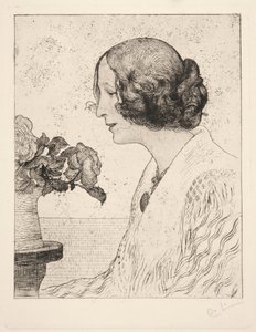 Anna Stina Alkman, nascida Rydell de Carl Larsson