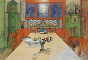 O dia está pronto, boa noite! 1908 de Carl Larsson