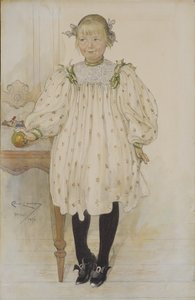 Martha Winslow em menina de Carl Larsson