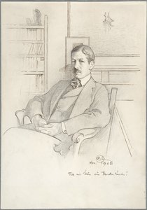 Retrato de Thorsten Laurin de Carl Larsson