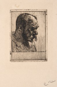 Autorretrato com blusa de pintor de Carl Larsson