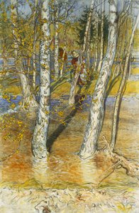 Springflood, 1902 de Carl Larsson