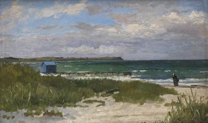 Paisagem costeira. Hornbæk