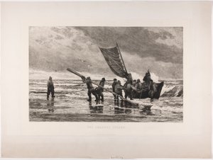 Na praia de Skagen