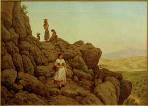 CLJessen, paisagem rochosa em Rocca di Papa