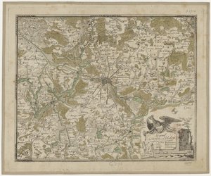 Região próxima de Berlim e Potsdam (col.) - Oesfeld 1778 de Carl Ludwig von Oesfeld