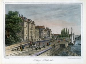 Palácio de Biebrich, Wiesbaden, Alemanha, c1820