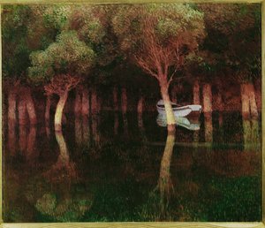 Daemmerung - Crepúsculo ... (pintura sobre tela) de Carl Moll