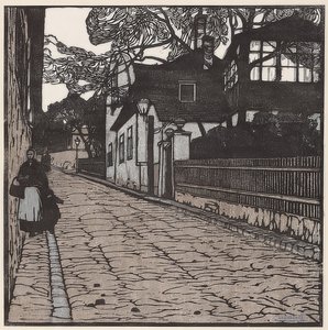 A casa de Therese Krones. 1902 de Carl Moll