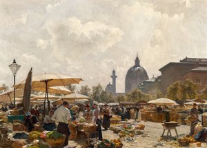 O Naschmarkt em Viena