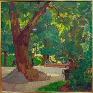 Parque Heiligenstadt (Parque Beethoven) de Carl Moll