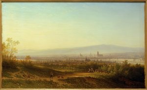 C.Morgenstern, vista de Sachsenhausen de Carl Morgenstern