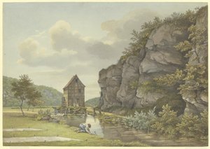 Serração perto de Eppstein (vale de Lorsbach) de Carl Morgenstern