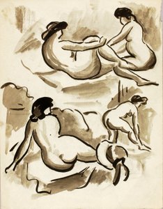 Quatro nus femininos de Carl Newman