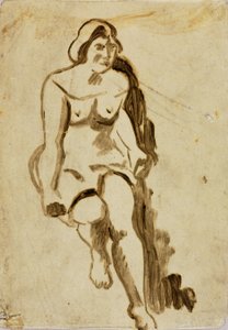 Mulher sentada de Carl Newman