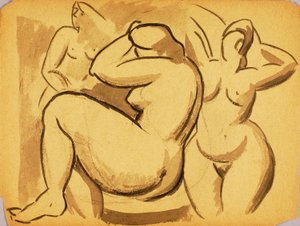 Três nus femininos de Carl Newman