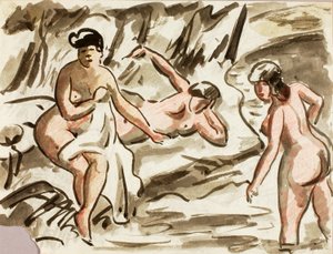 Três nus femininos de Carl Newman