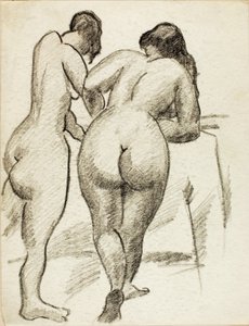 Dois nus em pé de Carl Newman