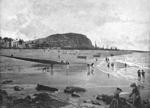 Hastings, cidade velha e praia, c1900