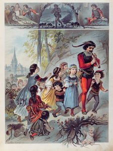 O Flautista de Hamelin, c.1880