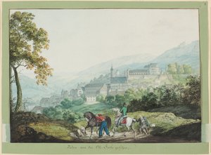 Baden visto do lado leste de Carl Philipp Fohr