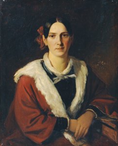 Luise von Schwind, a esposa do pintor Moritz von Schwind