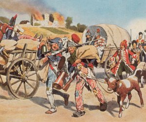 Soldados revolucionários franceses no Palatinado de Carl Rochling