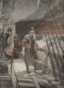 No convés de um navio de Carl Rohling