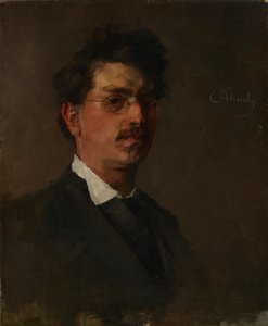 Auto-retrato de Carl Schuch