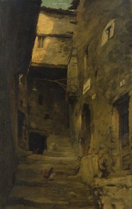 Rua em Olevano
