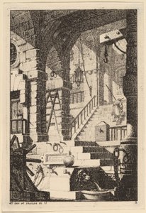 Fantasia de uma prisão antiga de Carl Schütz