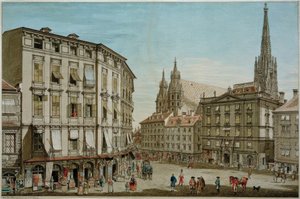 O Stock-im-Eisen-Platz em Viena