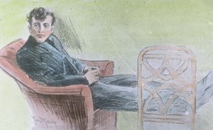 The maiden voyage of the Titanic 1912, imagem provavelmente uma ilustração de Harold Bride, um dos operadores de telegramas sem fios do Titanic, história, histórico, Carl Simon, diapositivo de vidro colorido à mão