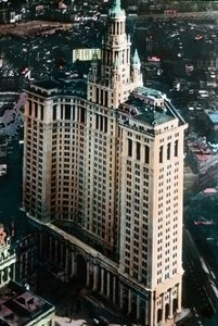 Estados Unidos da América, Nova Iorque, o Edifício Municipal de Manhattan, construído entre 1907-1914, data da imagem: cerca de 1920. Arquivo Carl Simon de Carl Simon