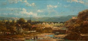 Pequena cidade bávara de Carl Spitzweg