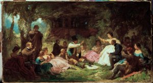 O piquenique de Carl Spitzweg