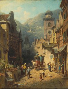 A visita do governador de Carl Spitzweg