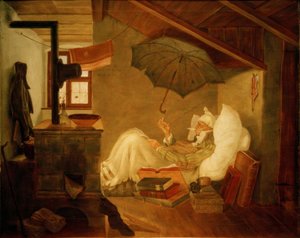 O pobre poeta de Carl Spitzweg